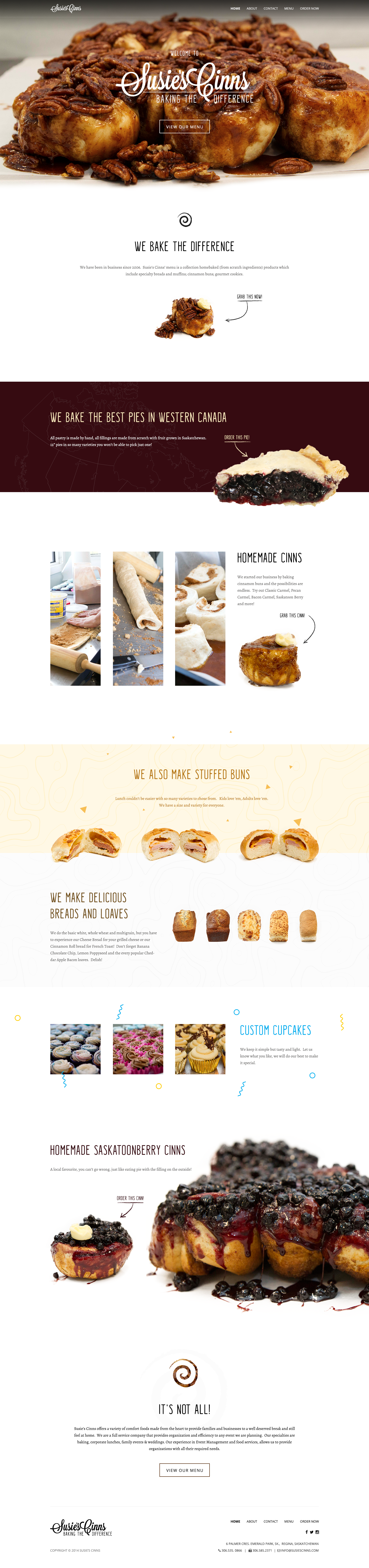 Susies Cinn home page