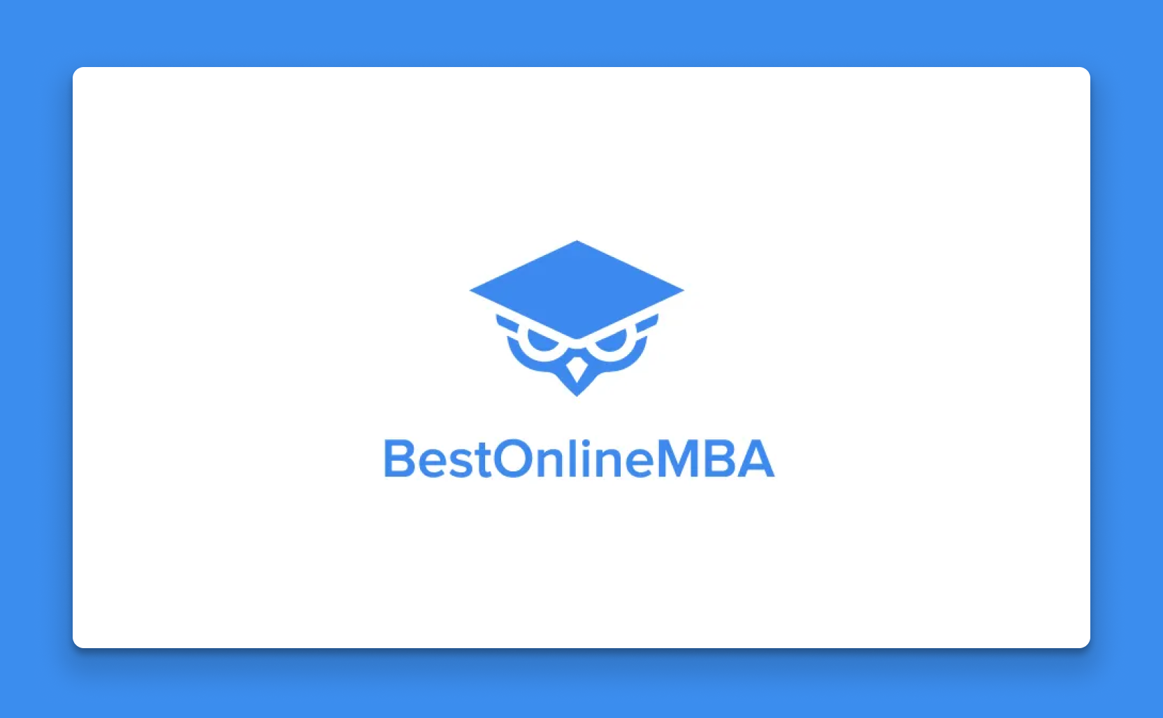 BestOnlineMBA logo design